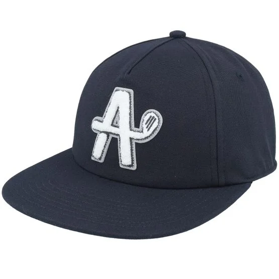 Adidas - Svart snapback Caps - Kids Us Open Hat Carbon Strapback @ Hatstore