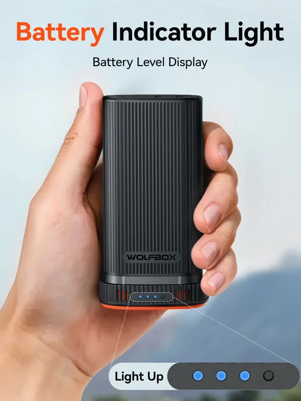 AliExpress - WOLFBOX MF200 22,2 Wh 7,4 V oplaadbare Li-ionbatterij – verwijderbare back-upvoeding (alleen batterij, geen oplader)