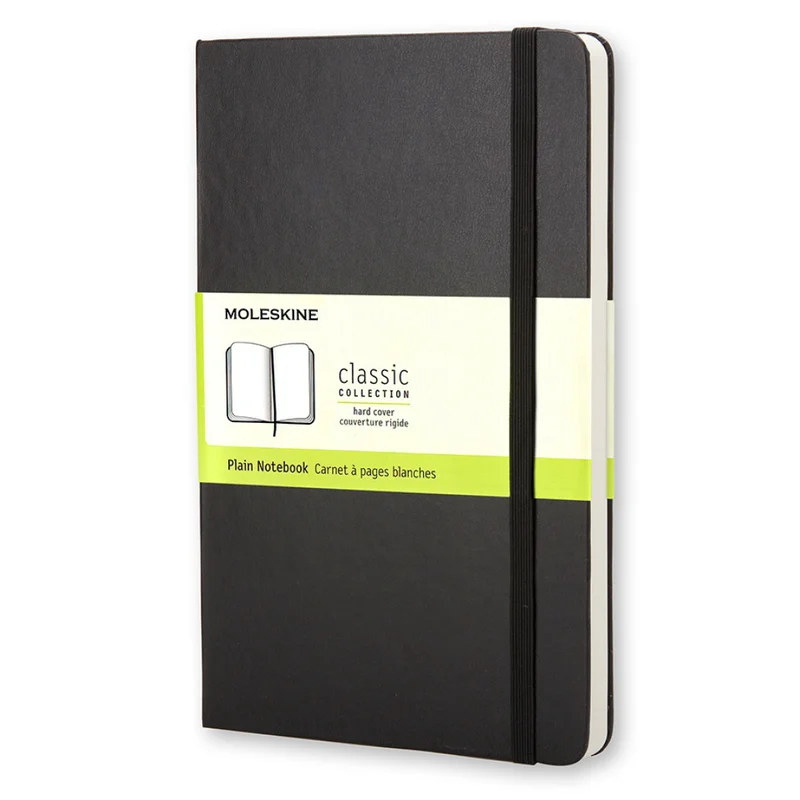 Moleskine Classic Hard Cover Notebook Pocket Black Dotted
