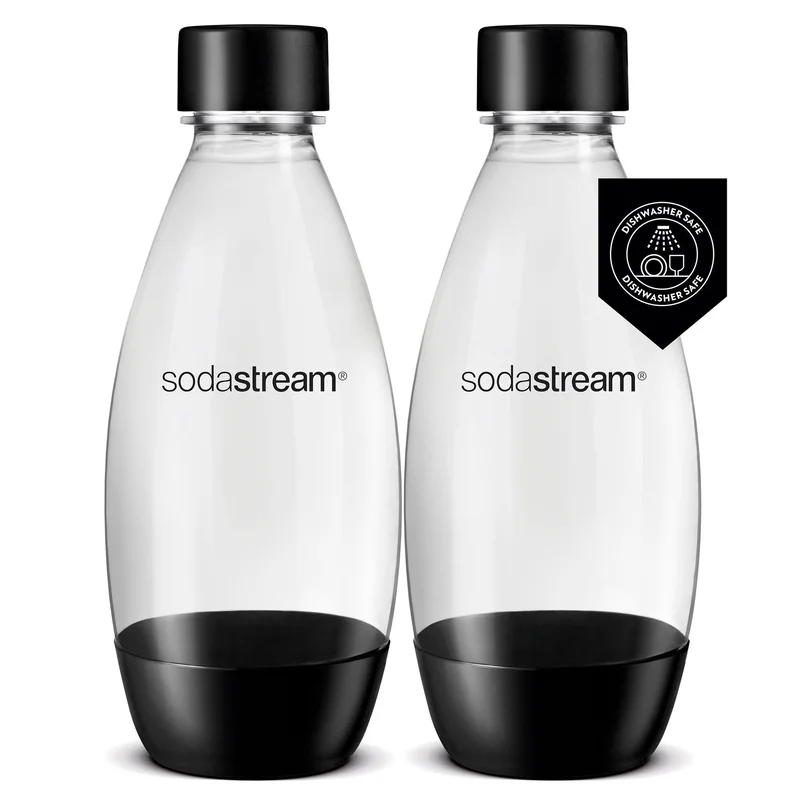 Sodastream Fuse flaska 2x0,5 liter, svart | Dukning & Servering > Flaskor > Flaska | Bagaren och Kocken