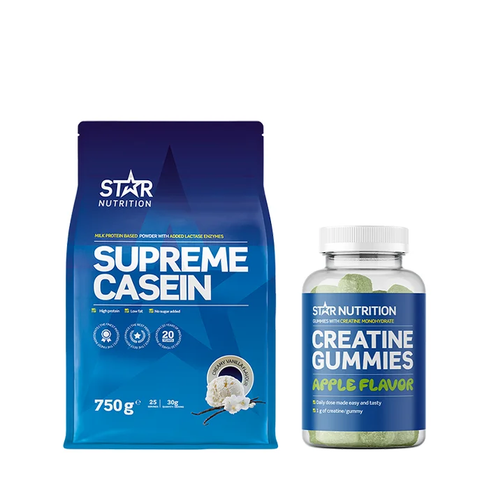 Supreme Casein 750g + Creatine Gummies