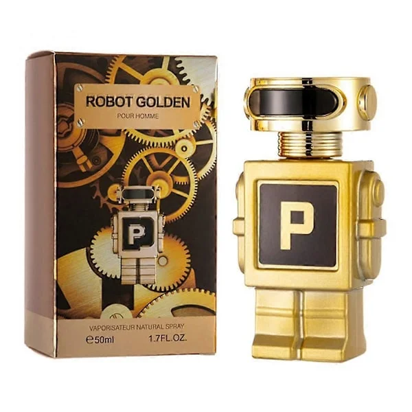 (Original Klassisk Parfume Herre Dame Videnskab Robot Design Tekstur Spray Trendy