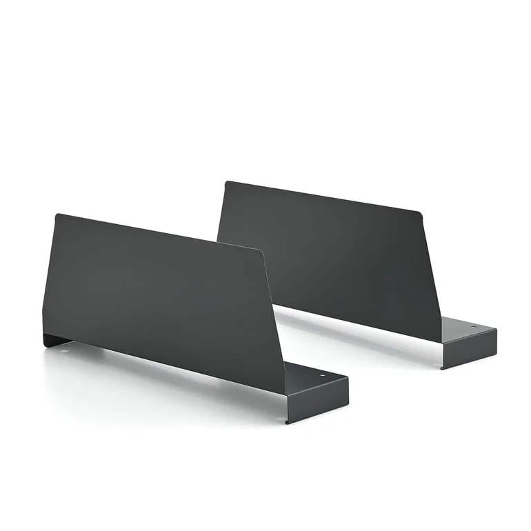 Avdeler SUPPLY til stålhyller, 2-pk., 160x440 mm, mørkegrå