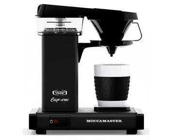 Moccamaster Cup One Matt Black 0,33 L - Elegant enkoppsbryggare för optimalt, aromrikt kaffe