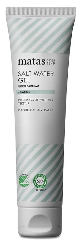 Matas Striber Salt Water Gel Uden Parfume 100 ml, Hår, Hårstyling, Saltvandsspray