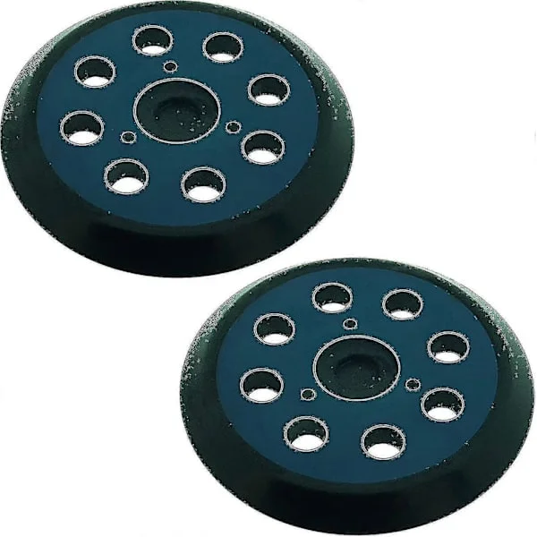2-pakning 2 X 8 hull 125 mm eksentersliper slipepute kompatibel med Makita M9204 Bo5030 Bo5031 Dbo180z Bo8041 Dbo180rmj Bo5041 Bo5010 Bo50111 Bo5012