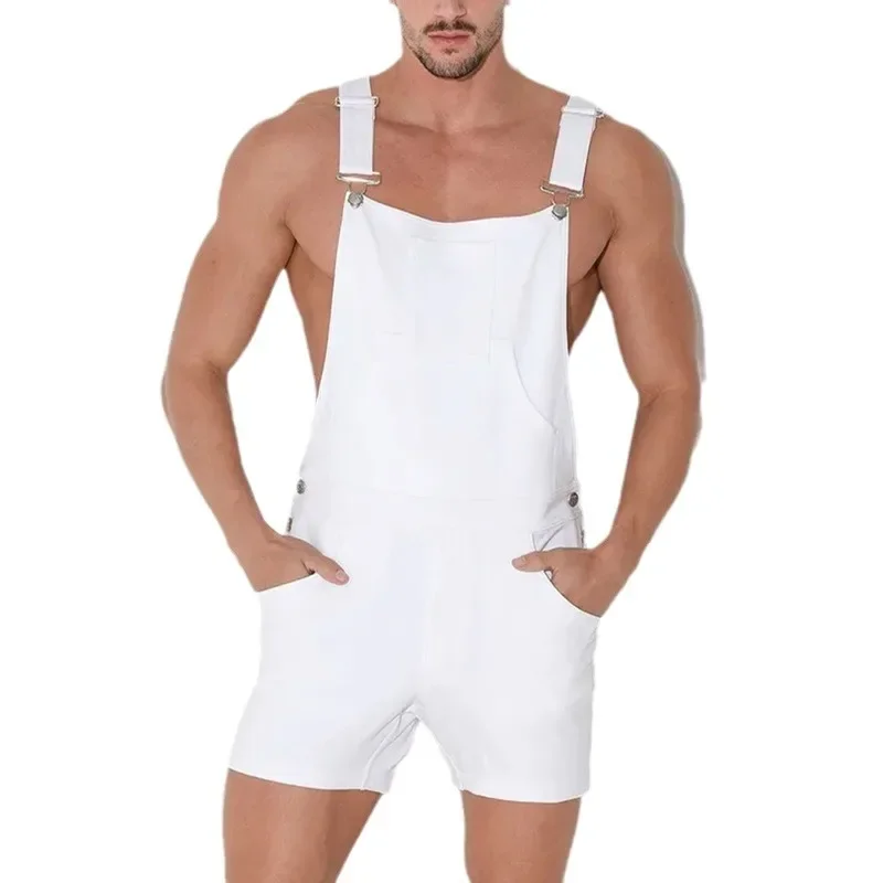 AliExpress - 2026 Sexy Herren Einteiler-Overalls Modische Hosenträger Lässige Rompers Shorts Trendige Streetwear Herren Vintage Jumpsuit Träger-Shorts