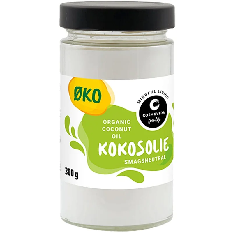 Cosmoveda Kokosolie u. smag Ø 325 ml, Helse & Madvarer, Olier & Eddike, Kokosolie