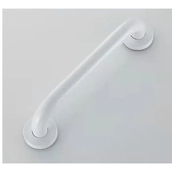 White 400 mm Shower Grab Bar, Safety Shower Handle, Toilet Grab Bar for Disabled, Toilet Support, Handle