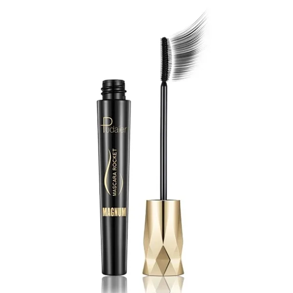 4D Silk Fiber Mascara Pidentävä Vedenkestävä Pitkäkestoinen Taivuttava Paksu Ripsiväri Pitkä Ripsienpidennys Meikki