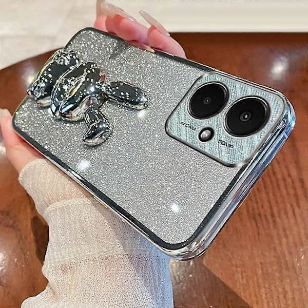 N1Q Kompatibel med Xiaomi Redmi 13C 5G 13R 5G Poco M6 5G Deksel PC+TPU Telefon Y4k Cover Tegneserie Kanin Støtte --lingling}