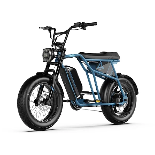 Elcykel Fatbike QREATE Cavet Air, 250W Motor, 48V 15.6Ah Batteri, räckvidd upp till 100 km, app-kontroll