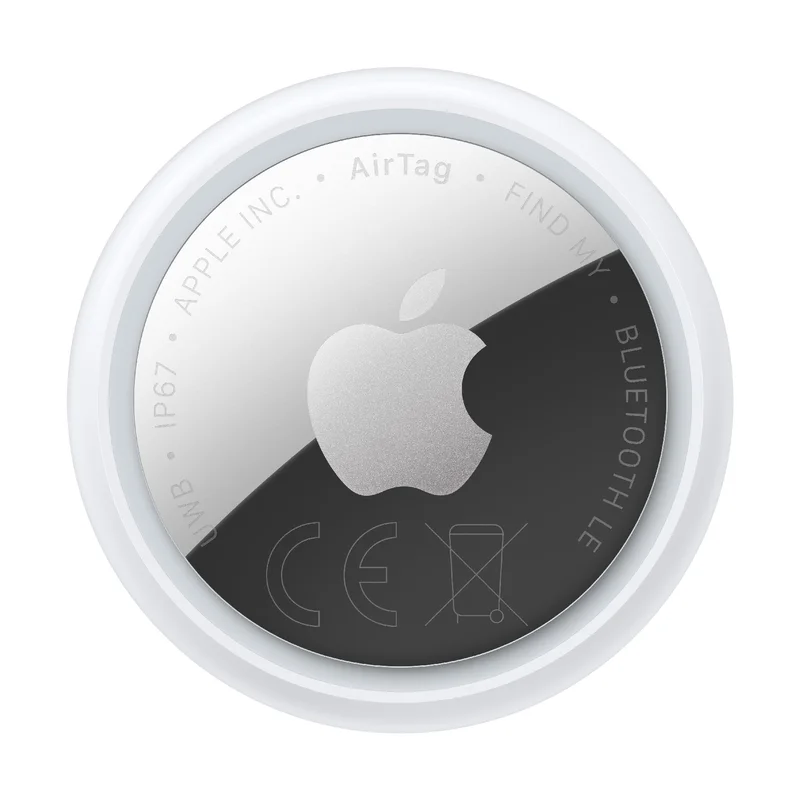 Apple-AirTag Gen 2 (1 pakke)-Apple AirTag Gen 2 (1 pakke) – lengre rekkevidde, høyere lyd-Personal training-Mobiltilbehør