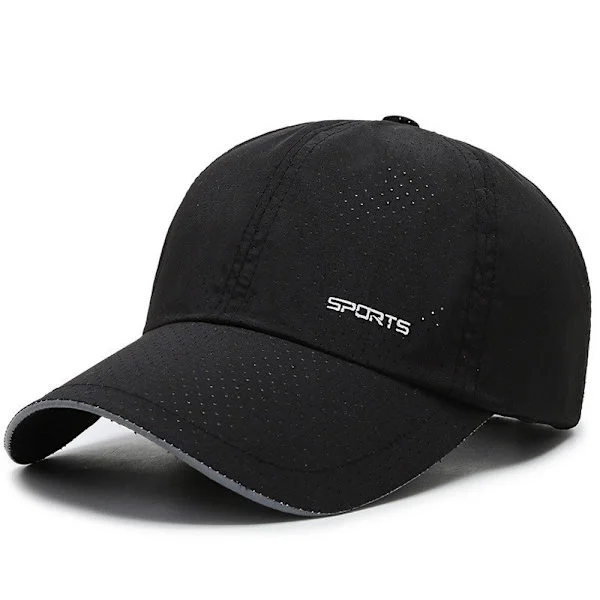Sommer tynn hurtigtørkende lue herre lue utendørs solhatt uformell fiske solhatt baseballcaps