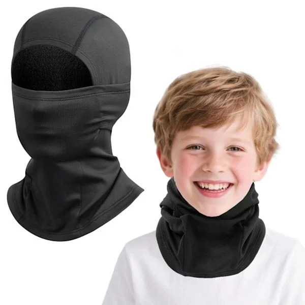 Kids Balaclava, Windproof Warm Ski Mask for Boys/Girls, Multifunctional Kids Balaclava for Cycling, Skating, Skiing, Running - O