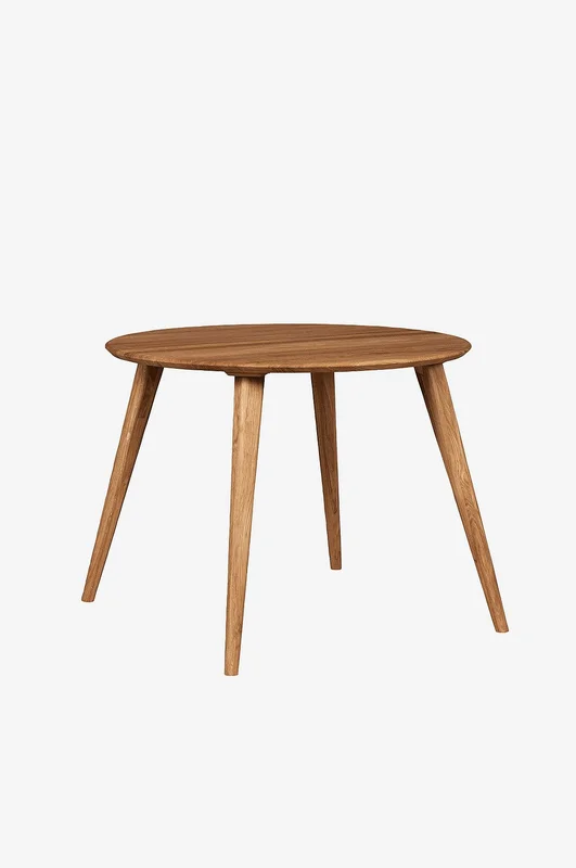 Wood Furniture - Matbord Lula, 90cm, rund, ek - Brun - Matbord - Från Homeroom