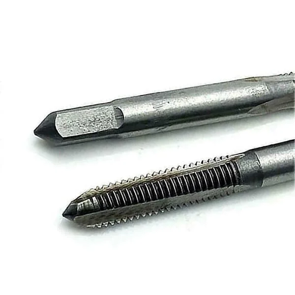 Hss M5 X 0,5 mm konisk og plugg tapp og M5 X 0,5 mm metrisk gjengestang høyrehånds