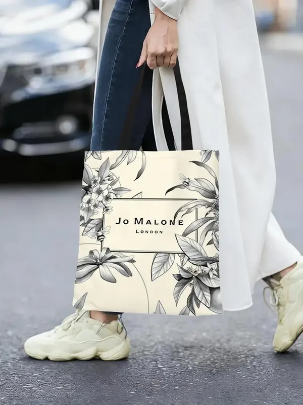 AliExpress - Sacs de rangement J-Jo M-Malone L-LOGO, sac fourre-tout en toile léger, grande capacité, sac à bandoulière, sac de shopping tendance, sac