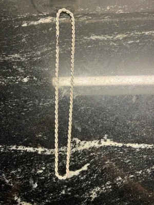 5mm cordell halsband - 925 silver 55cm