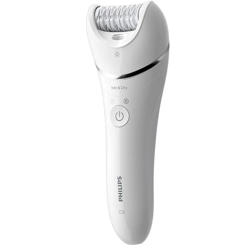 Philips Epilator Series 8000 BRE710/00 epilator / hårfjerningsapparat / våt- og tørrbruk / barberhode