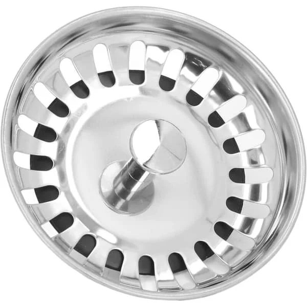 79mm Sink Drain Basket, Replacement Sink Basket Strainer, Universal Stainless Steel Strainer, Pop-Up Plug