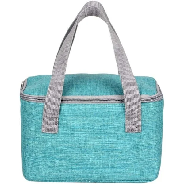 6 Can/4 L Small Cooler Bag Practical Square Lunch Bag Insulated Lunch Box for Adult Work Day Trip