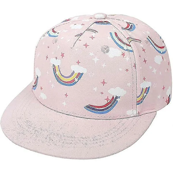 Baby Barn Baseball Keps Hiphop Barn Keps Pojkar Flickor Hatt Baseball Keps Tecknad Tryck Hatt Keps Solskydd Platt Hatt Baseball Keps