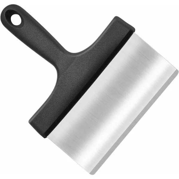 AIMOONSA Plancha-skrapa. Plancha-skrapa för rostfri platta Professionell Plancha-skrapa Plancha-skrapa med handtag. Rostfri Plancha-skrapa