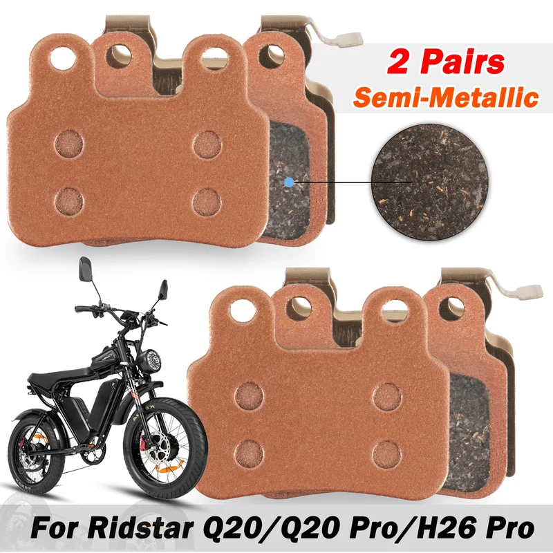 AliExpress - Plaquettes de frein à disque pour vélo électrique Ridstar Q20 compatibles avec les freins hydrauliques XD-KLBS-DOT4 - Ensemble de 