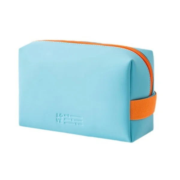【DENGTU】Travel Toiletry Bag, Blue Makeup Bag, Kids Toiletry Bag, Waterproof Cosmetic Bag, Suitable for Travel and Daily Use