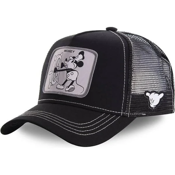 Unisex Musse Pigg Mesh Vintage Baseball Keps Hatt Snapback Trucker Hip Hop Kepsar