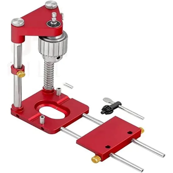 Bästa borrguide för träbearbetning, automatisk borrguide, justerbar mini-bänkborr med höghastighetsverktyg