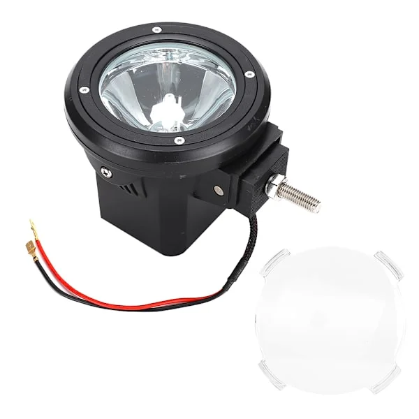 HID Främre Stötfångare Tak Spot Lampa Söklampa Fiske Äventyr 12-24V 55W 4tum Svart