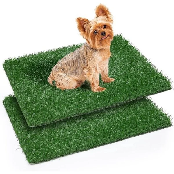 Hundtoalett Konstgräs - Hundtoalett för Utomhusbruk - Gräsmatta Hundtoalett - Husdjurstoalett - Hundtoalett Gräs - Konstgräs Hundtoalett - 35,5*46cm -