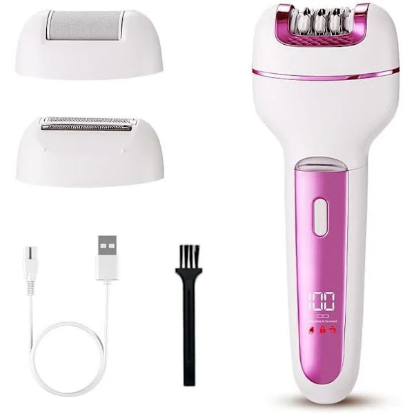 Epiluxe Osmo Original Elektrisk Epilator för Kvinnor med Exfolierande Borste för Armhålor och Armar