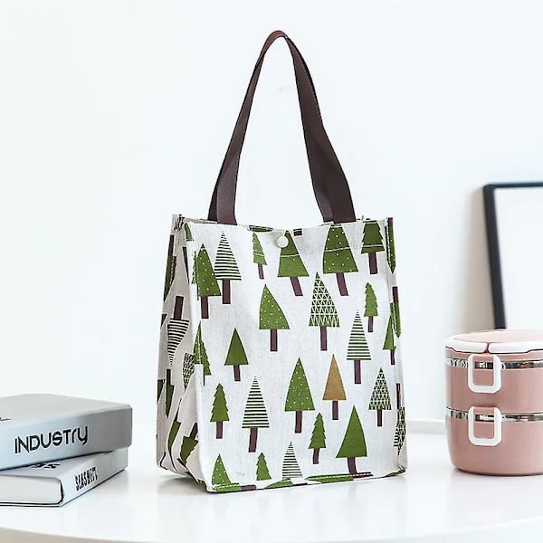Lunch Bag Cool Bag Lunch Box Tote För Kvinnor Män Vuxna Barn (21*24*12.5cm)