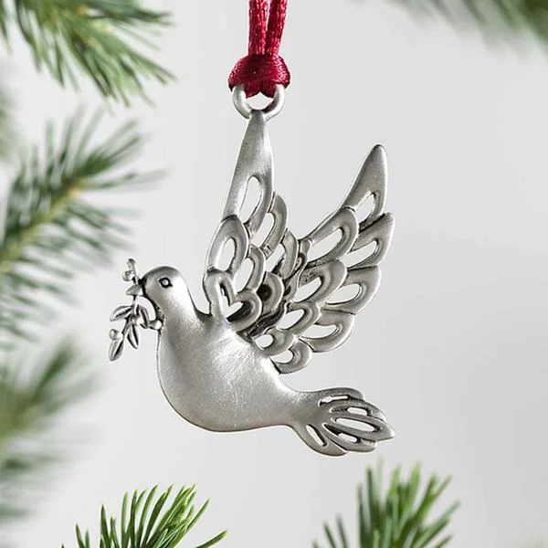 Massiv tinn juletrepynt hengende metall juledekorasjoner juletrepynt hengende ornament dekorasjon for hjemmefest juletrepynt