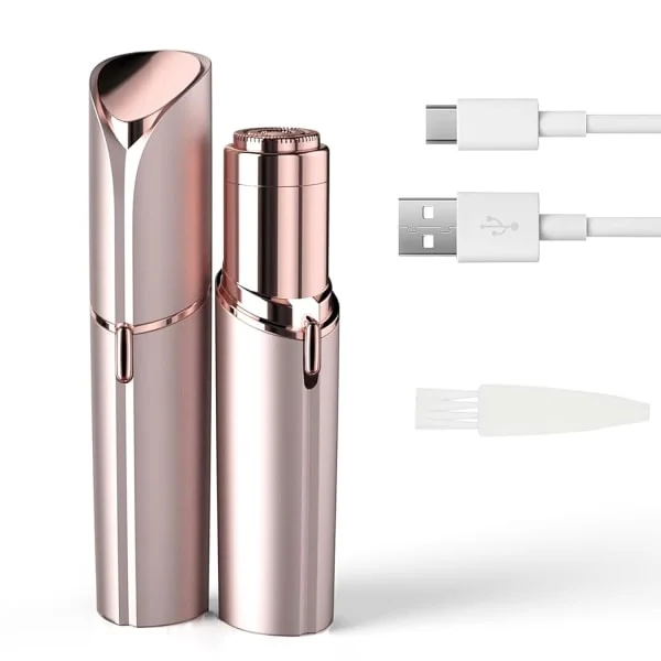 【YD】Hair Removal for Women, Painless Epilator, Portable Facial Hair Removal with USB Charging