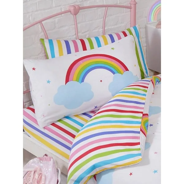 Bedding & Beyond Barn/Barn Rainbow Påslakan Set Enkelsäng