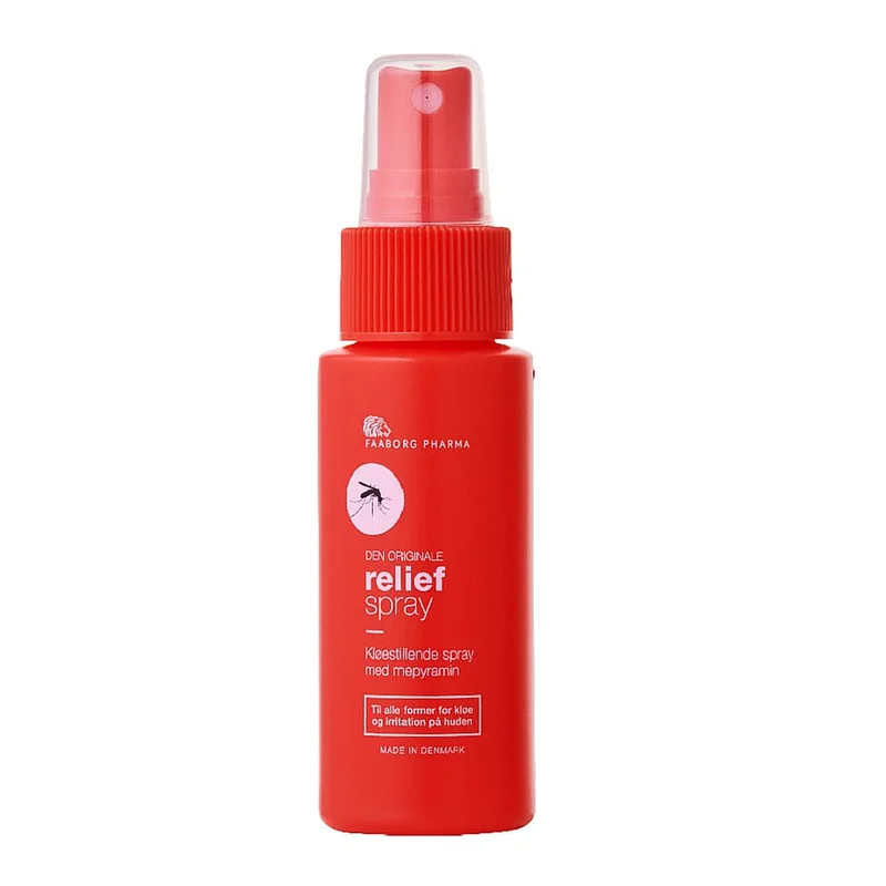 Faaborg Pharma Relief Til Myggestik, Spray 50 ml, Medicin & Pleje, Lus, Myg & Flåter, Myg