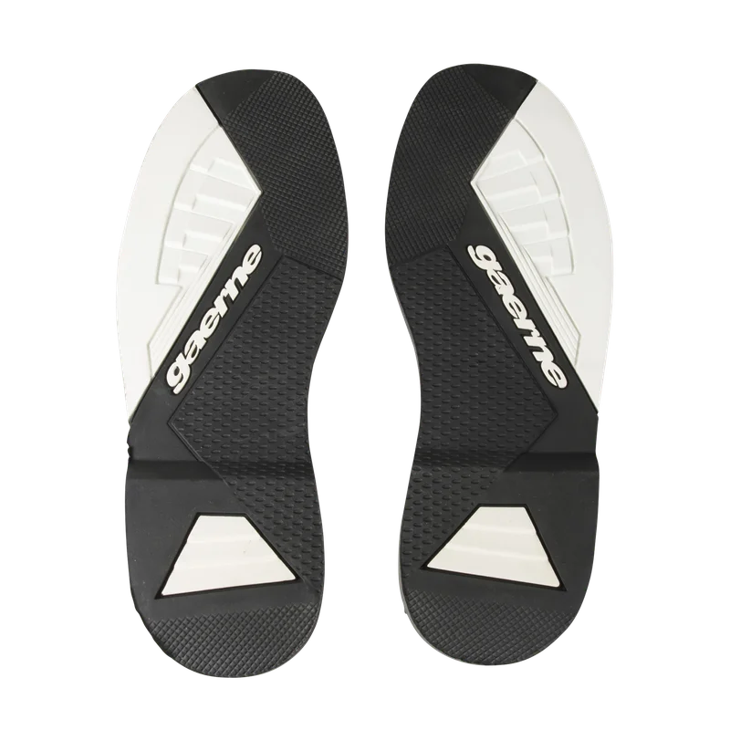 Suole Stivali Gaerne SG12 Taglie 46-49 Nero/Bianco 46-49