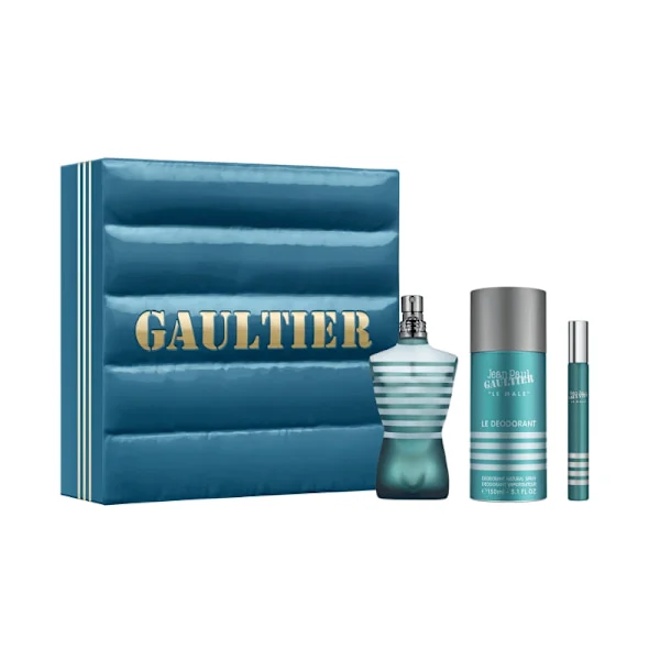 Jean Paul Gaultier Le Male Giftset EdT 75ml + 10ml + Deodorant Spray 150ml