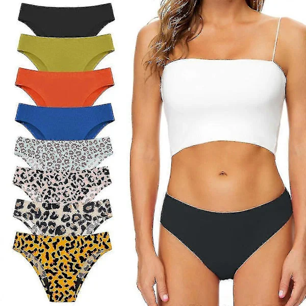Piger Sømløs Badetøj Menstruationstrusser 4-lags Lækagesikre Sexet Leopard Bikini Hurtig Absorption Sommer Strandtøj Menstruationsbadedragt UBI