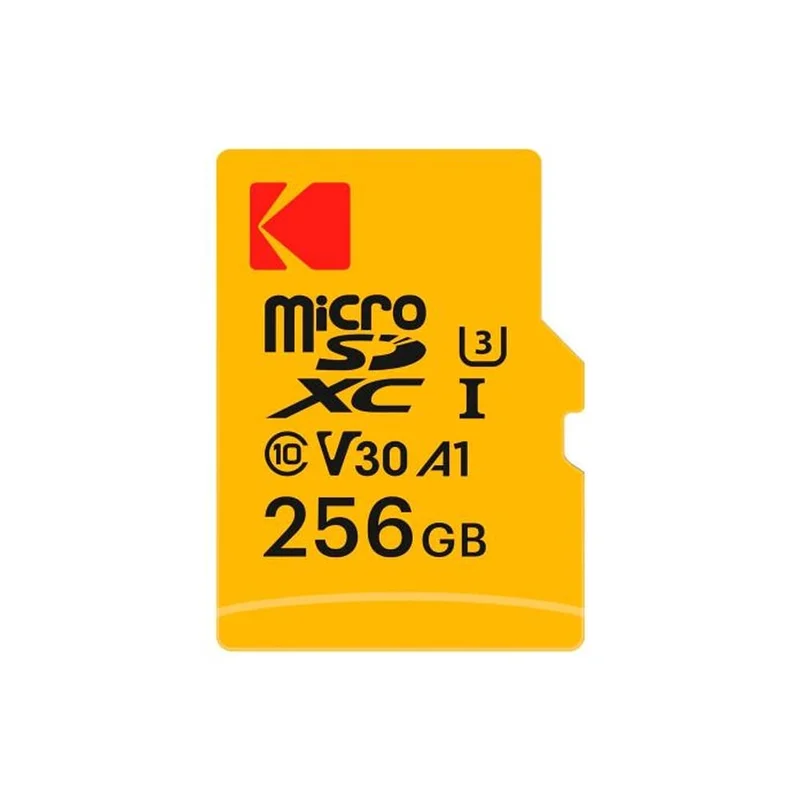 Kodak MicroSDXC Class 10 UHS-I U3 256 GB / MicroSDXC minnekort / Flash-minnekort for mobil og kamera