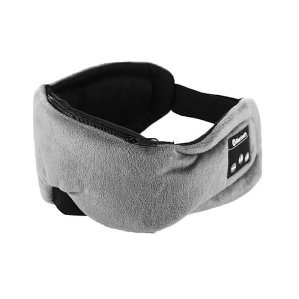 Sovhörlurar - Sovmask med hörlurar Bluetooth 5.0 Grey
