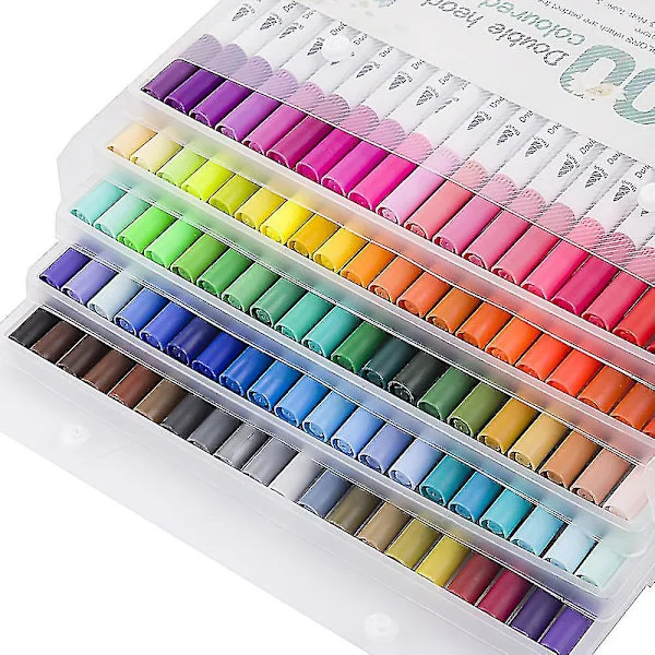 12-fargede permanente vanntette tusjer for steinmaling, DIY-fotoalbum, akryltusjer i plast.