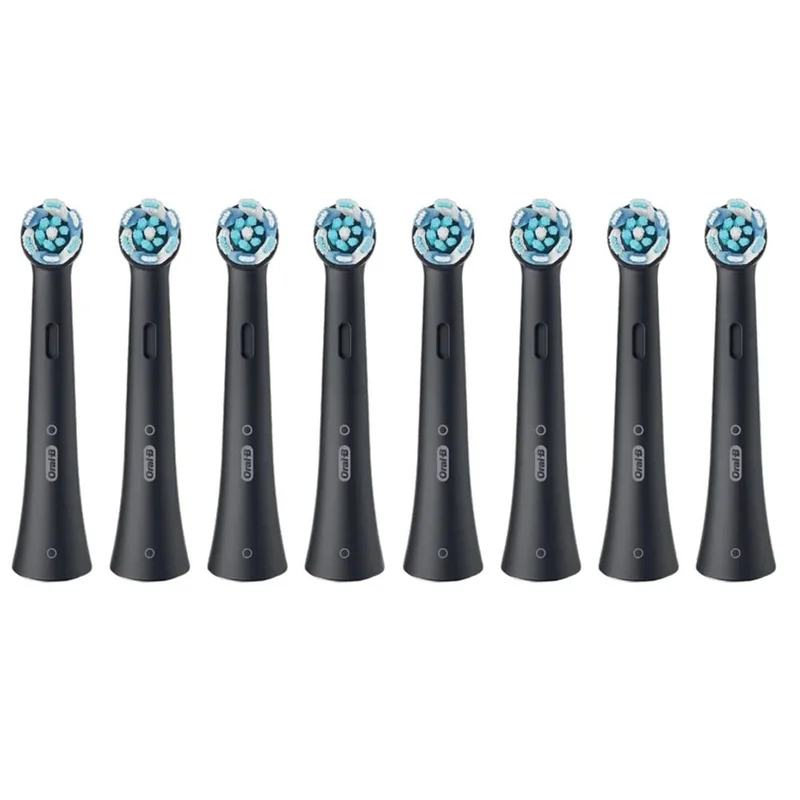 Oral-B iO Ultimate Cleaning 8-pack - Svart / Harjanpäitä Oral-B iO / Vaihtopäitä Oral-B iO:lle /