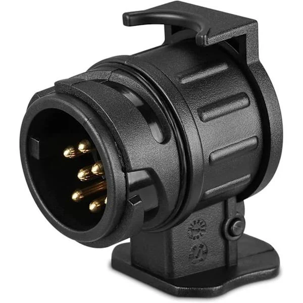 Adapter for tilhengerkontakt, 13/7 vanntett adapter for tilhengerkontakt