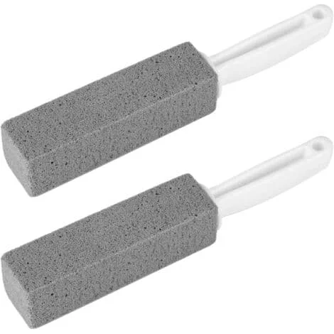 2 delar pimpsten rengöringssten med handtag pimpsten toalettrengörare pimpsten för kök/dusch/badrum/pool/handfat