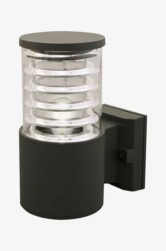 Aneta Lighting - Fasadbelysning Kolv vägglampa - Grå - Fasadbelysning - Från Homeroom